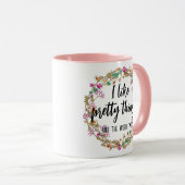 Kleurrijke Grappige Schattigee Beste Mam ooit Mok (Voorkant rechts)