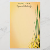 Kleurrijke graslandrand Aangepaste naam — Statione Briefpapier (Voorkant)