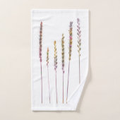 Kleurrijke grassen bad handdoek (Handdoek)