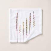Kleurrijke grassen bad handdoek (Wasdoekje)