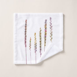 Kleurrijke grassen bad handdoek