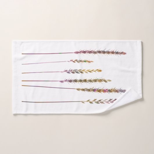 Kleurrijke grassen bad handdoek (Handdoek)