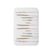 Kleurrijke grassen badmat (Voorkant Verticaal)