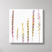 Kleurrijke grassen canvas afdruk (Voorkant)