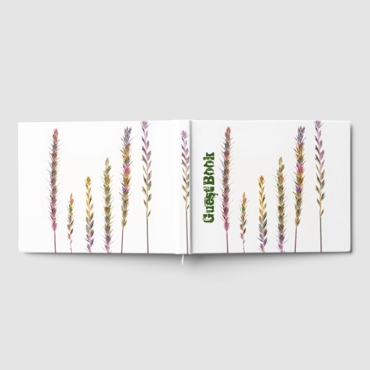 Kleurrijke grassen gastenboek (Volledig)