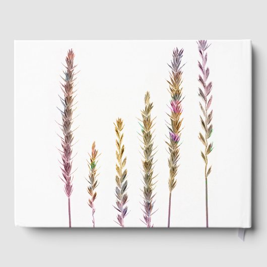 Kleurrijke grassen gastenboek (Achterkant)