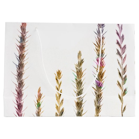 Kleurrijke grassen groot cadeauzakje (Achterkant)