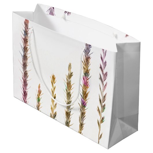 Kleurrijke grassen groot cadeauzakje (Achterkant Gekanteld)