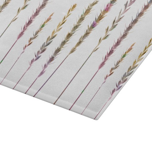 Kleurrijke grassen snijplank (Hoek)