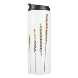 Kleurrijke grassen thermosbeker