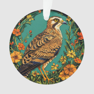 Kleurrijke Grauwe Kiekendief vogel Ornament