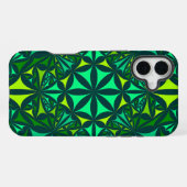 Kleurrijke Gren Kaleidoscoop iPhone Hoesje (Achterkant horizontaal)