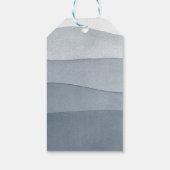 Kleurrijke Grijze Waterverf Heilige Communie Favor Cadeaulabel (Achterkant)