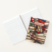 Kleurrijke grillige boekenliefhebbers notitieboek (Binnen)