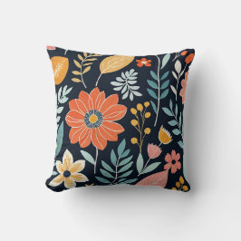 Kleurrijke grillige Boho bloemen Kussen