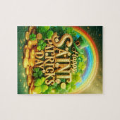 Kleurrijke, grillige Rainbow Saint Patrick's Day Legpuzzel (Horizontaal)