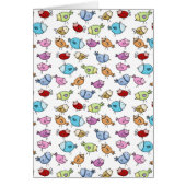 Kleurrijke grillige vogels-  (Voorkant)