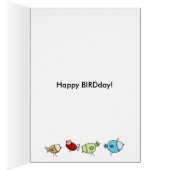 Kleurrijke grillige vogels-  (Binnen (Rechts))