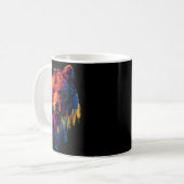 Kleurrijke Grizzly Koffiemok (Voorkant links)