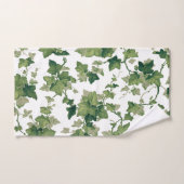 Kleurrijke groene Ivy op witte achtergrond Bad Handdoek (Handdoek)