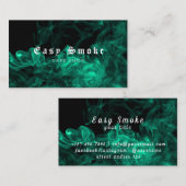 Kleurrijke Groene Rook Vape Shop Visitekaartje (Voorkant / Achterkant)