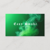 Kleurrijke Groene Rook Vape Shop Visitekaartje (Voorkant)