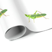 Kleurrijke groene sprinkhaan cadeaupapier (Rol Hoek)