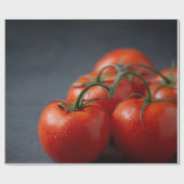 Kleurrijke groenten cadeaupapier (Vlak)