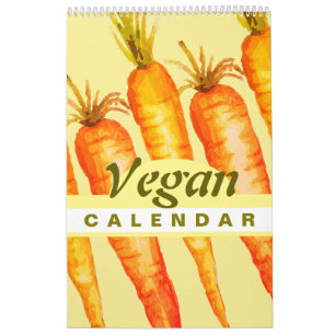 Kleurrijke groenten en fruit 2026 Vegan Kalender