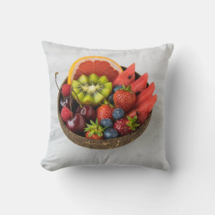 kleurrijke groenten en fruit kussen