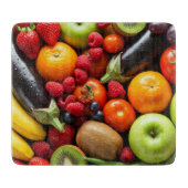 kleurrijke groenten en fruit snijplank (Voorkant)