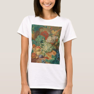 kleurrijke groenten en fruit t-shirt