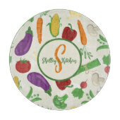 Kleurrijke groenten snijplank (Voorkant)