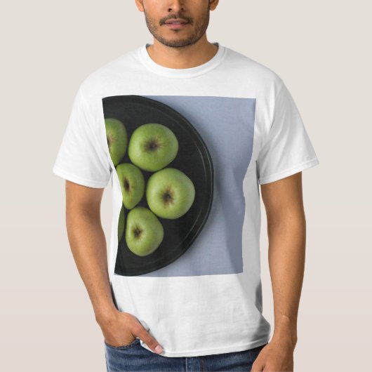Kleurrijke groenten t-shirt (Voorkant)