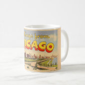 Kleurrijke Groet uit Chicago Koffiemok (Voorkant rechts)