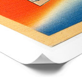  kleurrijke groeten uit het Poster van Los Angeles (Hoek)