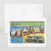  kleurrijke groeten uit het Poster van Oklahoma Briefkaart (Voorkant / Achterkant)