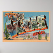 kleurrijke groeten uit Las Vegas Nevada Poster (Voorkant)