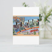  kleurrijke groeten uit Las Vegas Nevada Save The Date (Staand voorkant)