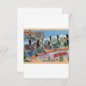  kleurrijke groeten uit Las Vegas Nevada Save The Date (Voorkant / Achterkant)