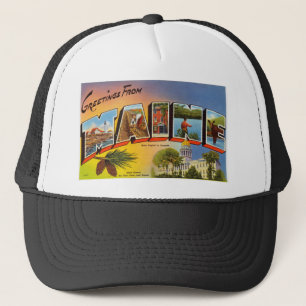 kleurrijke groeten uit Maine Trucker Pet