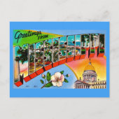 Kleurrijke groeten uit Mississippi  Briefkaart (Voorkant)