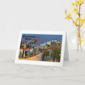  kleurrijke groeten uit New Hampshire Kaart (Gele Bloem)