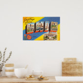 kleurrijke groeten uit Ohio Poster (Keuken)