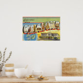  kleurrijke groeten uit Oklahoma Poster (Keuken)