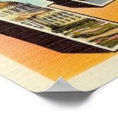  kleurrijke groeten uit San Francisco Poster (Hoek)