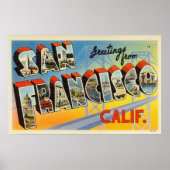  kleurrijke groeten uit San Francisco Poster (Voorkant)