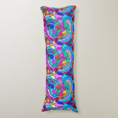 kleurrijke groovitsrust en liefde lichaamskussen (Voorkant Verticaal)