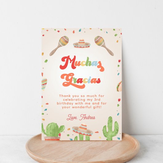 Kleurrijke Groovy Fiesta Kid Verjaardag Hartelijk  Kaart