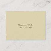 Kleurrijke Groovy Flower Garden Modern huwelijksfe Plaatskaartje (Achterkant)